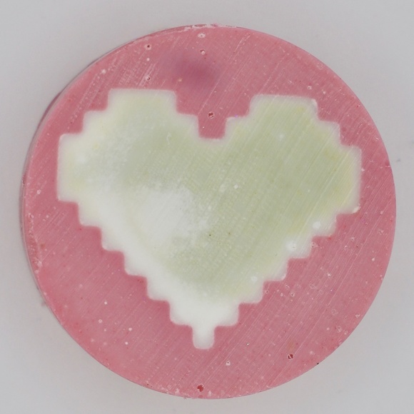 All-natural artisan Menage a Trois heart Soap - Picture 9 of 10
